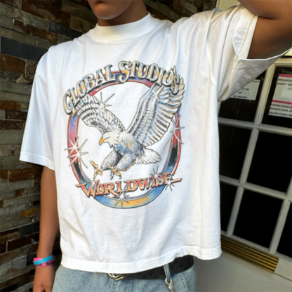 Short Sleeve Eagle Orbits Tee